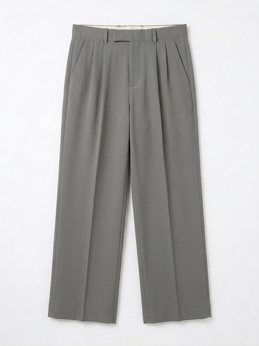 Men’s Formal Straight Fit Trousers - Grey